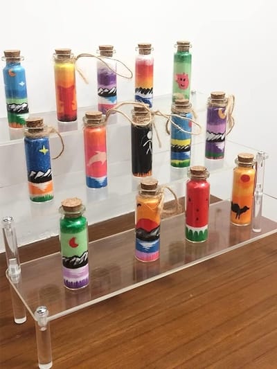 3-laags Acryl Display Stand voor Organisatie, Transparante Shell Rack, Herbruikbaar en Duurzaam (30 cm)