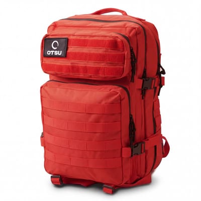 Expedition | Rode tactische rugzak van 40 liter met patchpaneel