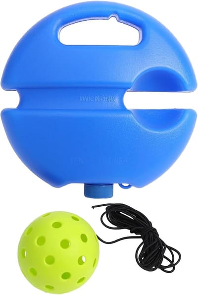 Pickleball Trainer - Oefenbal met koord - Pickleball Vaardigheden Verbeteren - Zelflerend Systeem - Basis 21cm Bal 7.4cm