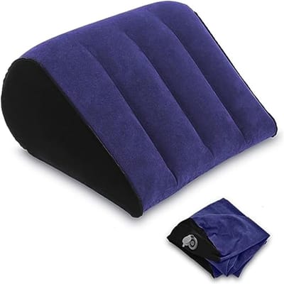 Zylo® Sex Kussen - Seksmeubel voor Vrouwen & Mannen - Sex Pillow - Blauw - 21cm x 19cm x 4cm