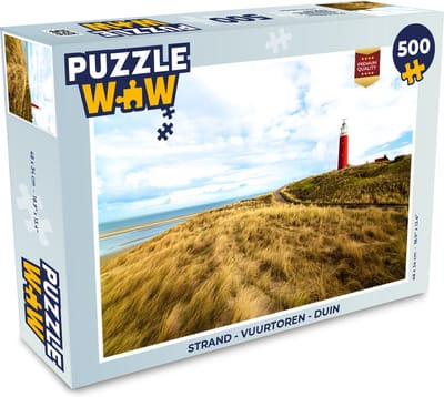 Puzzel Strand - Vuurtoren - Duin - Legpuzzel - Puzzel 500 stukjes