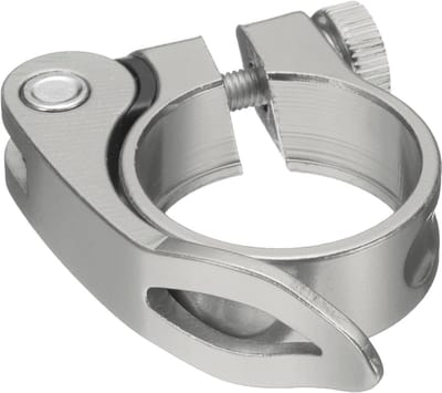 Fietszadelsteunklem - Zadelklem - Fiets Zadel Verstellen - Snelle Verstelling - 318 mm - Zilver