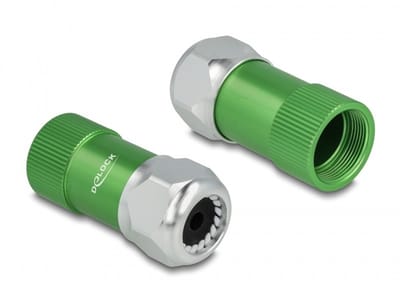 Kabelwartel 6,4 mm met spanningsverlichting en buigbescherming, stof en waterdichte behuizing (IP67) gemaakt van aluminium