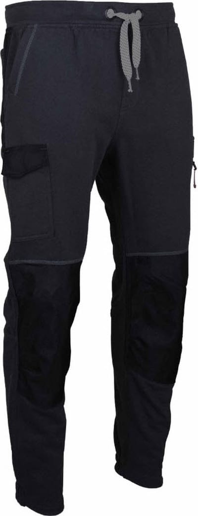 LMA Fleecebroek Techno - moltonbroek (1601) - Grijs | Zwart - S