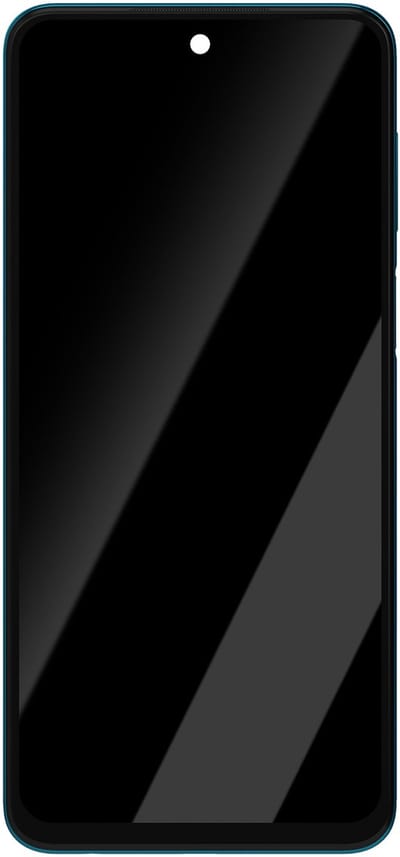 Xiaomi, Scherm + Kader voor Xiaomi Redmi Note 9S Aurora Origineel Service Pack, Petrolblauw