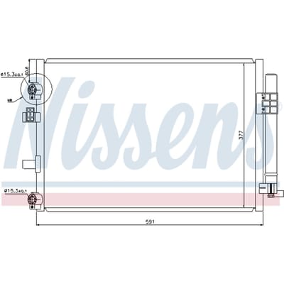 Condensor, airconditioning NISSENS 940182