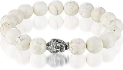 Montebello Armband Silybum - Kralen - Boedha - White Turqouise - Rek