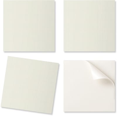 Zelfklevende vinyltegels met decoratieve print, heldere verticale tegels 20x20x20 cm
