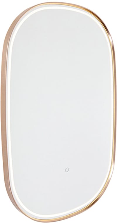 QAZQA Professional miral - Moderne Dimbare LED Wandlamp met Dimmer voor binnen voor badkamer - 1 lichts - D 38 mm - Koper - Woonkamer | Slaapkamer