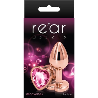 NS Novelties Rear Assets roos hart S - Goud - 7 cm