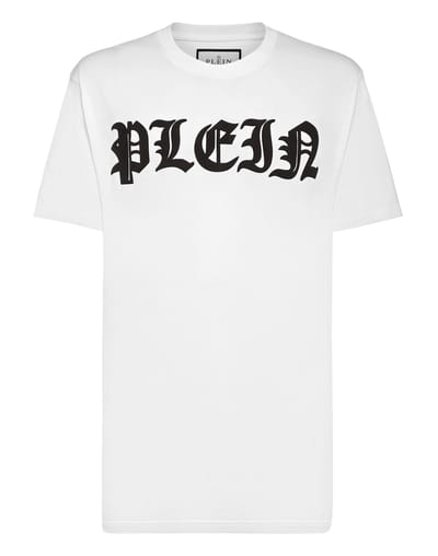 T-Shirt Ronde Hals Gothic Plein