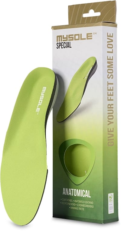 MYSOLE™ Special Anatomical - Inlegzolen voor langdurig staan en lopen - 1 paar - Maat 42