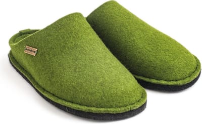 Haflinger Flair Soft pantoffels Grasgroen, maat 39