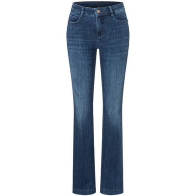 Bootcut jeans met labeldetail, model 'DREAM'