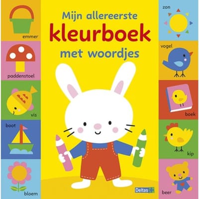 Mijn Allereerste Kleurboek Met Woordjes - ZNU