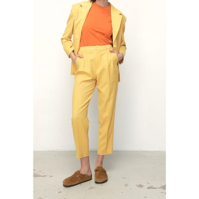 American Vintage Tabinsville Pant Paille Size: XS | Formal pants Outlet | Dames | Geel