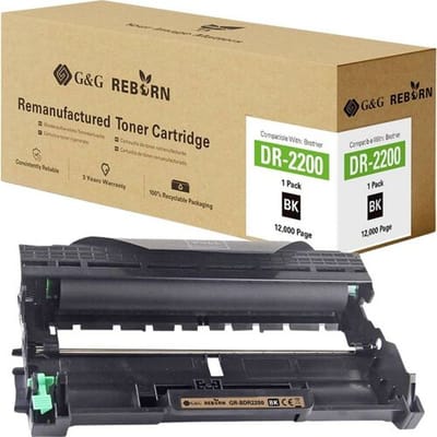 G&G Drum vervangt Brother DR-2200 Compatibel Kleur 12000 bladzijden Reborn remanufactured 21192