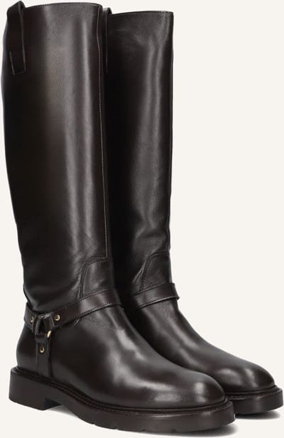 Omoda Av114 Laarzen - Leer - Dames - Bruin - Maat 38
