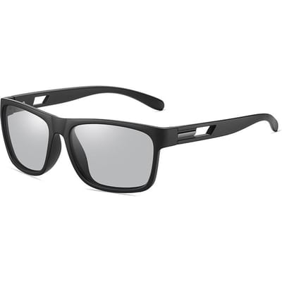 Sport Vierkante Noodzicht Zonnebril Met Sterkte Kleurrijke Anti-Reflectie Op Sterkte Zonnebril Voor Mannen 0 -0.5 -0.75 Tot -6.0 Myopia -3.5