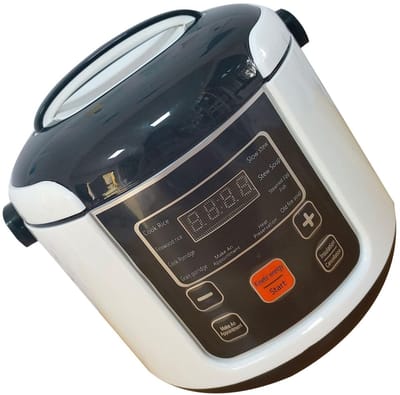 Mini Rijstkoker 2L - Compacte Elektrische Stoomkoker met Warmhoudfunctie voor Thuis en Reizen (24V)