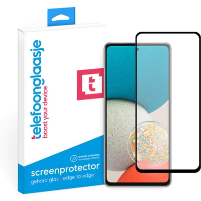 Samsung Galaxy A53 screenprotector gehard glas Edge to Edge