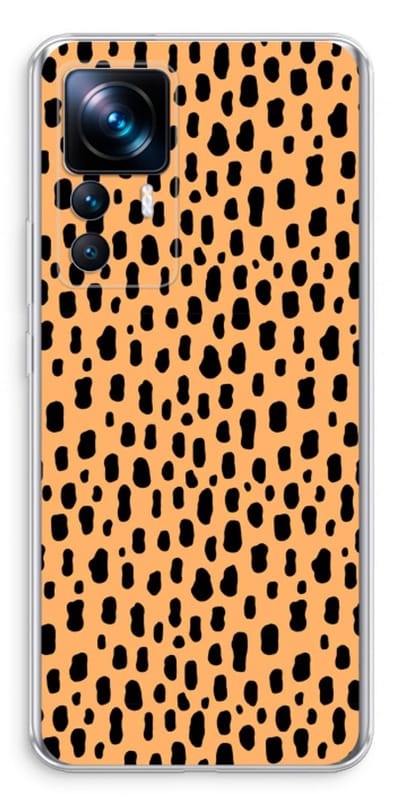 Case Company® - Hoesje geschikt voor Xiaomi 12T hoesje - Panter - Soft Cover Telefoonhoesje - Bescherming aan alle Kanten en Schermrand