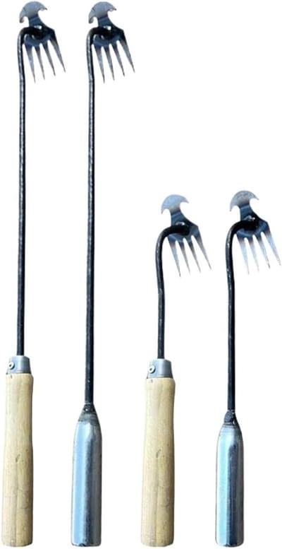 Wortelverwijderaar - Onkruidsteker Tuin - Onkruid Wieden - Halvemaan Vorm - 50 Gram - D