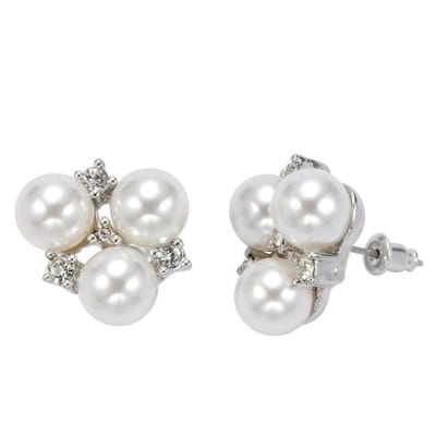 Behave - Oorstekers met parels en steentjes - Elegante accessoires