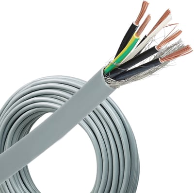 Dynamic stuurstroomkabel YSLY-JZ 5G1.5mm² Dca-s2,d0,a3 per rol 100 meter