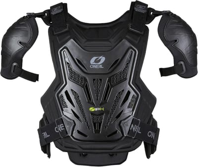 Borst Beschermer - Motor Bescherming - Motorsport Veiligheid - Verstelbare Banden - 54 x 42 x 15 cm - Zwart