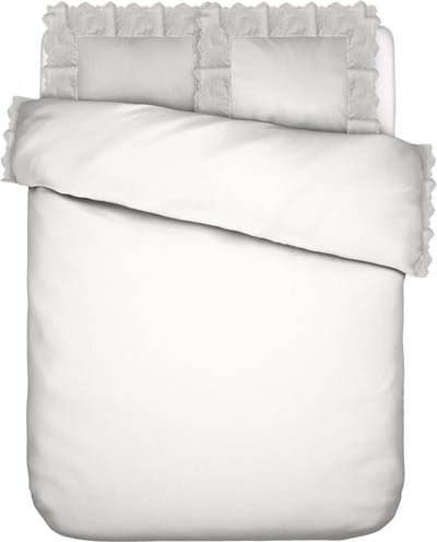 Essenza Maen Dekbedovertrek Wit - Tweepersoons – 200x200/220 cm