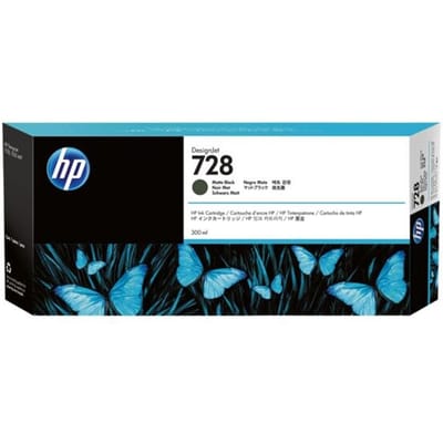 HP F9J68A nr. 728 inktcartridge mat zwart extra hoge capaciteit (origineel)