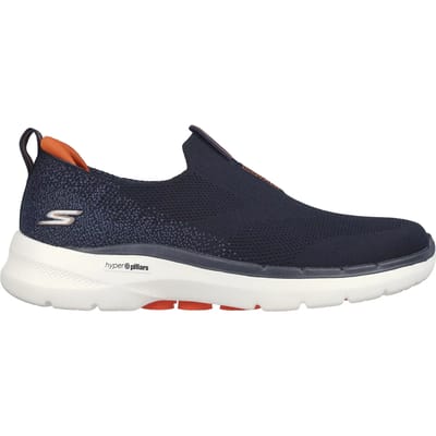 Skechers Go Walk 6 216202-NVOR, Mannen, Marineblauw, Sneakers,Sportschoenen, maat: 44,5