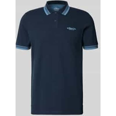 s.Oliver  Poloshirts Marine Maat: M | Poloshirts Outlet | Heren | Blauw