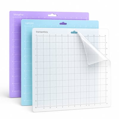 BOTC Snijmat - voor Silhouette Cameo 5/4/3/2/1 (3 matten) - Antislip Snijmat met Rasterpatroon - voor Knutselen - 32.5x34.5 cm