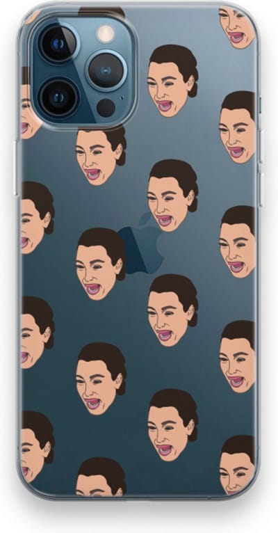 Case Company® - Hoesje geschikt voor iPhone 12 Pro hoesje - Ugly Cry Call - Soft Cover Telefoonhoesje - Bescherming aan alle Kanten en Schermrand