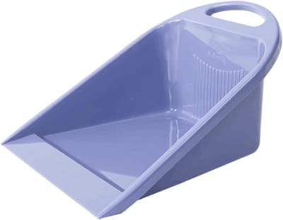 Compacte Stoffer - Handige Blik - Snel Opruimen - Kam met fijne tanden - 28.5 cm - Blauw