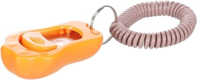 Puppy Clicker - Honden Trainingsclicker - Puppy Training - Verstelbare Toonhoogte - 65 x 4 x 25 cm - Oker