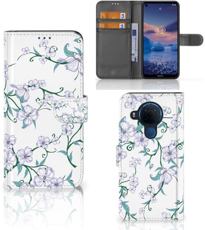 Nokia 5.4 Uniek Hoesje Blossom White