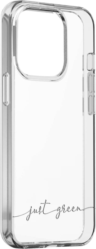 JUST GREEN, Hoesje geschikt voor iPhone 13 Pro Max - Infinia Series Flexibel TPU Ultra-thin, Transparant