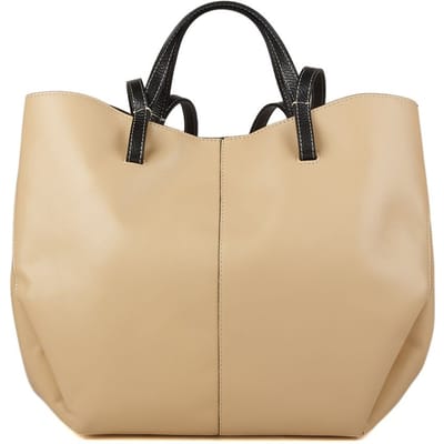 Giulia Monti Schoudertas Beige Zwart