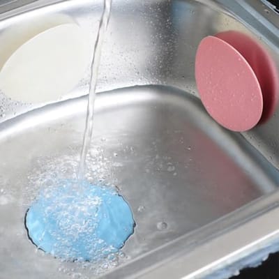 Afvoer Stopper - Keuken Badkamer - Geur Lekker - Siliconen Materiaal - 35x35 Millimeter - Willekeurige Kleur