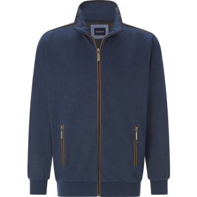 Babista herren Sweatvest - 48/50 - blauw - Plus Size