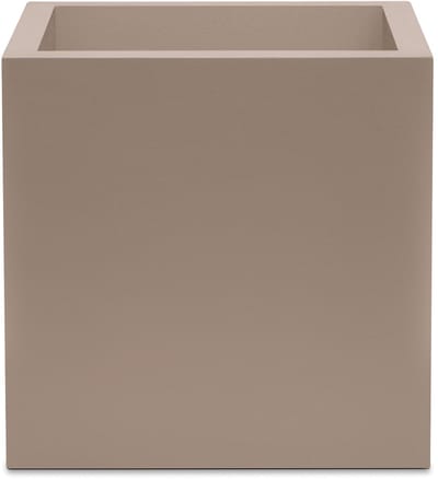 Elezza Cube Matte Plantenbak L33 x B33 x H33 cm - Taupe