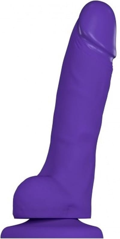 Strap-On-Me - Soft Realistic - Dildo Met Zuignap - Paars - Maat M