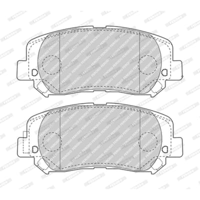 Remblokset FERODO FDB4999, voor