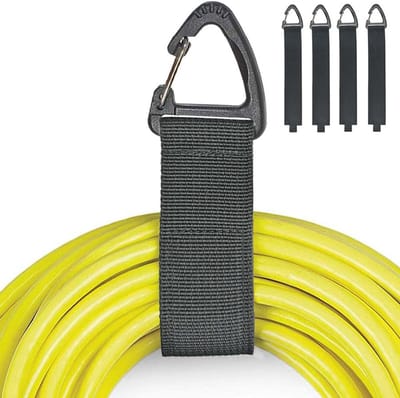 Verlengsnoerhouder Organizer (4 stuks XL) - Slanghanger voor Garageorganisatie en Opslag