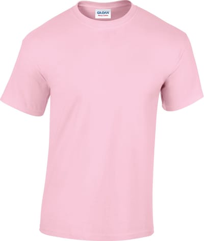 Gildan Heavy Cotton™Classic Fit Adult T-shirt GI5000 - Light Pink - XXL