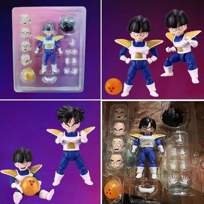 Figurines Anime Dragon Ball Z Enfant Krilin Figurine d'Action PVC Mobile Namek DBZ Combats Krilin SHF Modèle de Collection Jouets Cadeaux