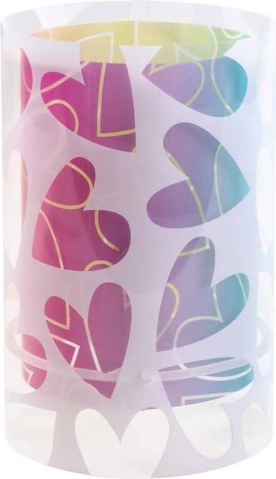 Dalber Cuore - Kinderkamer tafellamp - Blauw;Groen;Roze